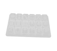 LIFKOME Moule Silicone Réutilisable pour Mahjong DIY Moules pour Époxy Création de Tuiles Personnalisées Kit de Moulage Artisanal Résistant et Facile à Utiliser
