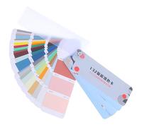 LIFKOME Nuancier de Peinture Industriel Assortiment Facile 132 Couleurs en Papier et Plastique pour Murs et Surfaces Non Métalliques pour Projets de Peinture