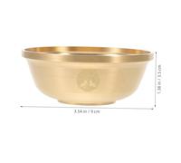 LIFKOME Objets rituels bol du temple chinois offrant une tasse argent bol richesse