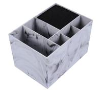 LIFKOME Organisateur De Coupe De Cheveux Multifonction Grosse Taille Antidérapant Professionnel Pour Coiffeur Accessoires De Coiffure Six Compartiments Marbre