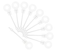 LIFKOME Outil de Dragage pour Trou de Vidange de Réfrigérateur, 10pcs en Plastique, Déboucheur pour Canalisations, Cuisine Maison