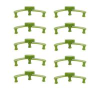 LIFKOME Outil Réglable de Cintrage pour Branches de Plantes 10 Pièces | Plastique Vert, Réutilisable et Rigide, pour Plantes en Pot, Fleurs et Jardins Extérieurs