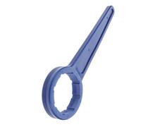 LIFKOME Ouvre-couvercle de Seau Plastique Bleu pour Couvercles 5-10l, Clé à Bouchon Manuelle Compacte, Outil D'ouverture Industriel Multifonction pour Manutention de Fûts et Seaux