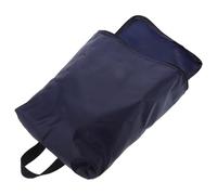 LIFKOME Paquet à Chaussures De Voyage en Tissu Oxford Solide Bleu Foncé, Organiseur Spacieux Fermeture Éclair, Paquet à Chaussures De Sport Portable pour Gym, Voyage Et Rangement, Grand Format