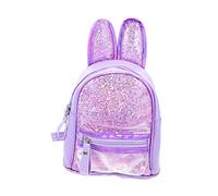 LIFKOME Paquet à Dos Pour Garçon Et Filles à Oreilles De Lapin Mini Pu Simili Cuir Souple Paquet à Dos Pour Fille Et Garçon Cartable Maternelle Couleur Violet