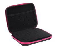 LIFKOME Paquet de Rangement pour Huiles Essentielles en Polyester Mousse 63 Compartiments Étui de Transport Pratique Organiseur pour Bouteilles D'huiles pour Maison et Voyage