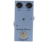 LIFKOME Pédale Effets pour Guitare Électrique Effet Analogique Chorus Couleur Bleu Ciel Accessoire Musical Compact et Durable pour Guitare et Basse