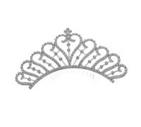 LIFKOME Peigne à Cheveux Couronne Mariage Taille Unique Argenté Strass pour Femmes Mariée Demoiselle D'honneur Accessoire Coiffure Cérémonie