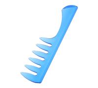 LIFKOME Peigne à Dents Larges Démêlant Et Stylisant Pour Cheveux Humides Outil De Coiffure Professionnel Pour Hommes Et Femmes Pour Salon Et Coiffeurs Couleur Bleue
