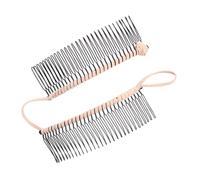 LIFKOME Peigne Banane Dents Beige pour Cheveux Épais Pince Latérale Pratique et Résistante Outil Coiffure Femmes pour Queue de Cheval et Chignons Accessoire Cheveux Décoratif Polyvalent