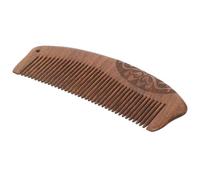 LIFKOME Peigne Bois de Santal Naturel avec Manche Sculpté Peigne Double Face pour Massage Du Chevelu Démêlant pour Cheveux Longs et Épais Soin Capillaire et Apaisant