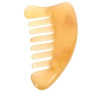 LIFKOME Peigne de Massage en Résine Antistatique à Dents Larges Peigne Triangulaire pour Stimulation du Cuir Chevelu Soin Cheveux Doux et Circulation Sanguine Usage Personnel et