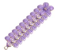 LIFKOME Pendentifs Fleurs De Cerisier Diy 50 Pièces Alliage Violet, Breloques Artisanales Légères, Création Bijoux Féminine, Décoration Personnalisée, Présent Fait Main, Loisirs Créatifs