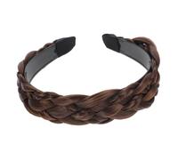 LIFKOME Perruque Bandeau Tressé Cheveux Synthétiques Serre-tête Antidérapant Pour Femmes Accessoire De Cheveux Pour Quotidien Sport