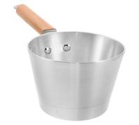 LIFKOME petite casserole petit pot casserole en aluminium pot chauffe-beurre petite poêle en aluminium Silver