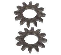 LIFKOME Pièces d'engrenage pour machine à pâtes en fer 2pcs pour cuisine maison - Accessoires pour pâtes assurant un pressage uniforme et une texture améliorée