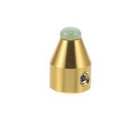 LIFKOME Pieds de Diapason en Alliage D'aluminium 8 Mm Base en Cristal Vert, Support Stable pour Diapason Musical, Accessoire de Fixation Précis pour Pratique de Contemplation et Yoga