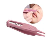 LIFKOME Pince De Nettoyage Nez Et Oreilles Bébé Lumineux Led, Sécurité Pointe Lisse, Poignée Antidérapante, Portable Léger Pour Soins Bébé à Domicile Voyage, Accessoire Polyvalent