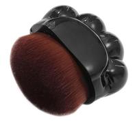 LIFKOME Pinceau à Fond de Teint de Patte de Chat Noir, Applicateur de Maquillage Doux Poils Synthétiques, Pinceau Estompeur Compact pour Visage, pour Maquillage Uniforme et Précis