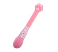 LIFKOME Pinceau à Poudre Visage Patte Chat Rose Multi-usage avec Poils Doux et Manche Long pour Maquillage Précis et Application Uniforme Du Fond de Teint et Blush