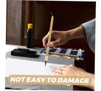 LIFKOME Pinceau de Calligraphie Chinoise Moyen pour Débutants Poils Naturels à Forte Absorption Encre Pinceau Polyvalent pour Peinture et Écriture Style Chinois et Facile à Maîtriser