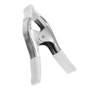 LIFKOME Pinces à Ressort Métalliques Robustes A Cadre Nickelées Blanches 15cm Force de Serrage Maximale pour Fond Photographique et Travail du Bois