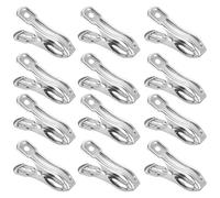 LIFKOME Pinces de fixation pour pare-soleil 20pcs en acier inoxydable adaptées à l’usage intérieur et extérieur pour maintien de tissus et couvertures