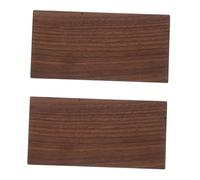 LIFKOME Planches en Bois de Noyer Massif 2 Pièces 20x10x0,8 Cm, Panneaux Bruts pour Bricolage, Découpe, Gravure et Pyrogravure, Feuilles de Contreplaqué Naturel pour Loisirs Créatifs