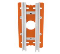 LIFKOME Plaque D’Insertion en Aluminium pour Table de Défonceuse - Support de Rainurage Précis Compatible Toutes Tailles - Accessoire pour Machine à Fraiser Bois - Outil de Positionnement