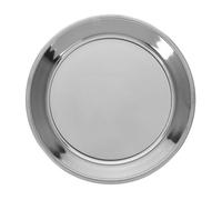 LIFKOME Plaque De Barbecue Acier Inoxydable Ronde Bac Récupérateur De Cendres Pour Grillades Et Camping Facile à Nettoyer Transporter