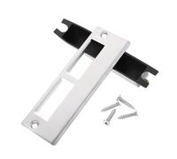 LIFKOME Plaque de Recouvrement de Trou de Porte Métal Robuste pour Serrure à Pêne Dormant Kit Vis Accessoires de Remplacement pour Cadre de Porte Installation Facile et Sécurité Renforcée