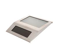 LIFKOME Plaque Numéro Maison Solaire LED Acier Inoxydable Étanche avec Éclairage LED Intégré pour Adresse Extérieure Lampe Solaire Murale Sans Fil Résistante Aux Intempéries et Économe