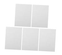 LIFKOME Plaques Métalliques Vierges Sublimation 20x30 Cm 5 Pièces Aluminium Miroir Argenté pour Impression Transfert Thermique Intérieur et Extérieur Loisirs Créatifs Présents DIY Noël