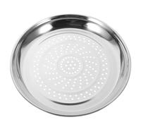 LIFKOME Plat Vapeur en Acier Inoxydable 34 Cm Perforé pour Wok Panier Vapeur Robuste et Polyvalent Grille de Cuisson pour Légumes Poisson et Cuisson Saine