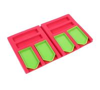 LIFKOME Plateau de Rangement pour Peinture Diamantée DIY avec Support et Plateaux Verts Organiseur Pratique pour Mosaïque et Outils de Matériau Évite Mélange des Strass