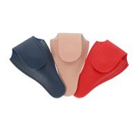 LIFKOME Pochette De Rangement Pour Ciseaux à Ongles Et Cuticules 3 Pièces En Pu Solide Pour Professionnels Et Particuliers, Protection Rayures Et Chocs, Usage Manucure Et Pédicure