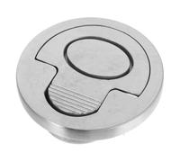 LIFKOME Poignée de Levage Prise Facile et Solide Encastrée en Acier Inoxydable Argenté Poignée Affleurante Design Élégant et Poli pour Trappe de Bateau et Armoire