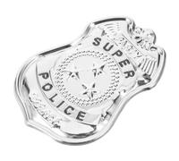 LIFKOME Police Pin Métal Déguisement Policier Accessoire Cosplay Badge Homme et Léger pour Costume Uniforme