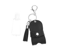 LIFKOME Porte-clés Avec Housse De Flacon Conteneur Liquide Portable Support De Clé Pour Parfum Maquillage Et Nettoyage Design Créatif Et Étanche