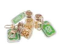 LIFKOME Porte-clés Mahjong pour Paquet à Main avec Pendentif Yuanbao en Acrylique Léger Symbole de Chance pour Accessoires Quotidiens 4pcs Élégant pour Hommes et Femmes