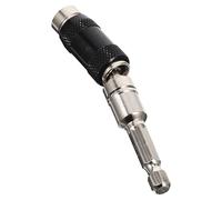 LIFKOME Porte Embout Magnétique Flexible pour Perceuse Rallonge Ajustable avec Rotation Compatible avec Visseuse Manuelle et Électrique Stabilisateur de Perceuse Couleur Argentée