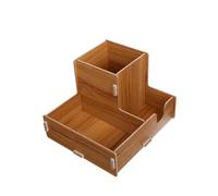 LIFKOME Porte-gobelets pour Gobelets Jetables avec Rangement Pratique pour Pailles et Couvercles Support de Bureau pour Cafés Bars et Salons de Thé
