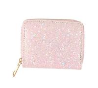 LIFKOME Porte-Monnaie Femme Petite en Cuir Synthétique PU Coloris 3, Petit Paquet à Fermeture Éclair Pratique pour Shopping Et Voyages