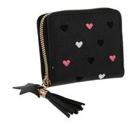 LIFKOME Portefeuille Fille Portefeuille Femme Petite Pochette à Monnaie Dames à Fermeture Éclair Porte-Monnaie