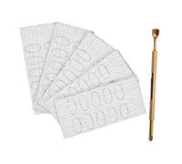 LIFKOME Poussoir Cuticule Double Tête Acier Inoxydable Ergonomique pour Enlever Cuticules Ongles et Nettoyage Précis des Ongles Outil pour Manucure Professionnelle