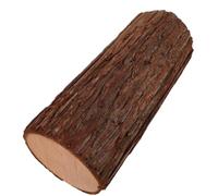 LIFKOME Présentoir de Souche d'arbre en Bois Massif, Décor Rustique | Base Cylindrique Stable, Finition Mate Réaliste, pour Vitrine, Agencement Boutique, Bougie Chauffe-plat