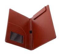 LIFKOME Presse-papiers pour Menu Marron en Pu Clips, Protège Documents et Organise Papiers, Dossier de Fichiers Pratique pour Restaurant et Hôtel