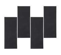 LIFKOME Protège-semelles Antidérapantes en Silicone Noir, 4 Pièces, Coupe Facile, Protection Solide pour Talons Hauts, pour Marcher sur Surfaces Glissantes