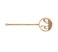 LIFKOME Rechange Pendule Horloge Murale Quartz Dorée Électrolytique pour Réparation Mécanique DIY Décoration Maison Bureau