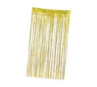 LIFKOME Rideau à Pompons Scintillants 1x2,45 M pour Décorations de Fête et Mariage, Style Festif, Pailleté Doré, Accessoire Suspendu pour Scènes et Événements Festifs